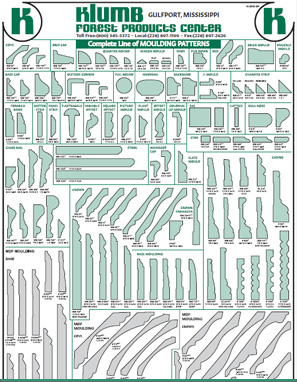 Klumb Lumber Products List